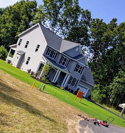 Brand new lawn for my clients house/property up for sale. (Clifton Park NY)